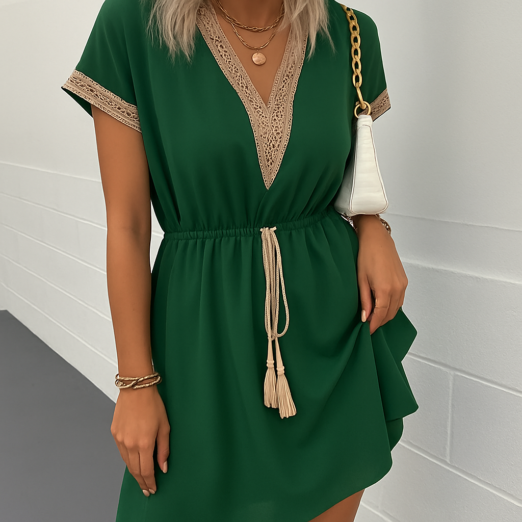 Lace Breeze Midi Dress