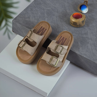 Soft Buckle Flats