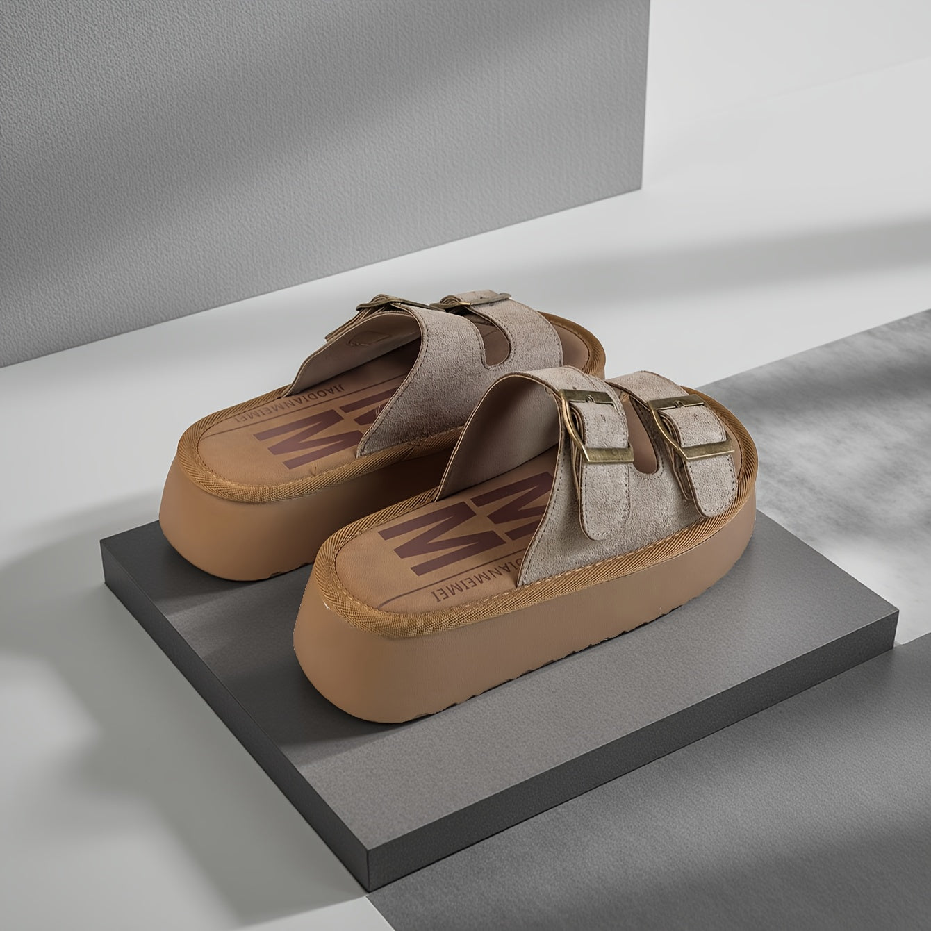 Soft Buckle Flats